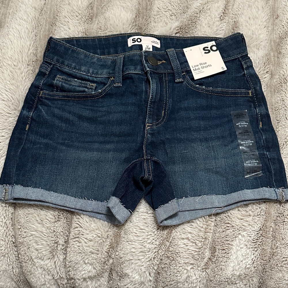 SO Low Rise Midi Shorts